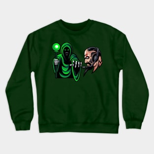 Man vs evil Crewneck Sweatshirt